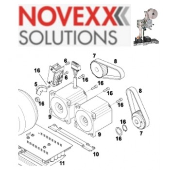 Ремень зубчатый Novexx Solutions ALS20x HTD 325 5M, A6992-02